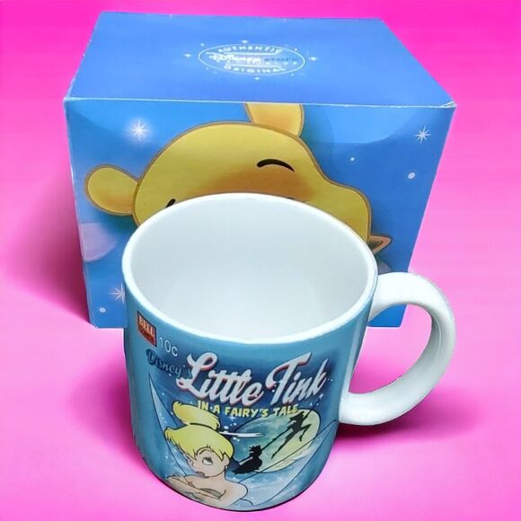 NEW Disneys Little Tink Fairy's Tale Tinker Bell 10C Comics Disney Store Mug Cup - Picture 4 of 11